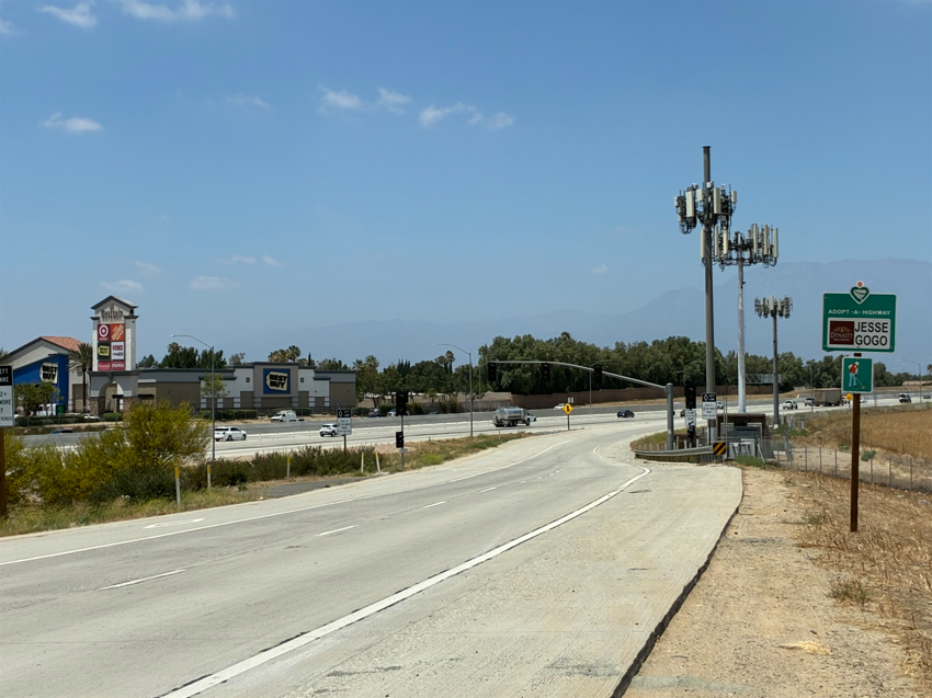 Jesse Gogo Adopt-A-Highway sign at Limonite Ave (Eastvale) NB & SB
